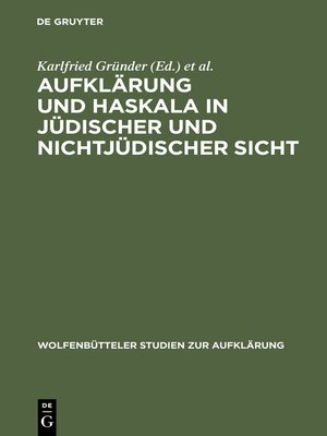 cover image of Aufklärung und Haskala in jüdischer und nichtjüdischer Sicht